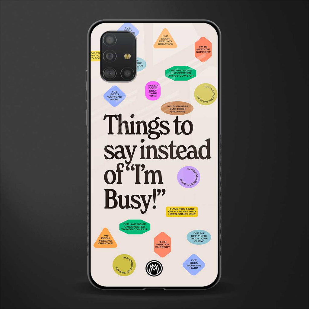 10 things to say glass case for samsung galaxy a51 image