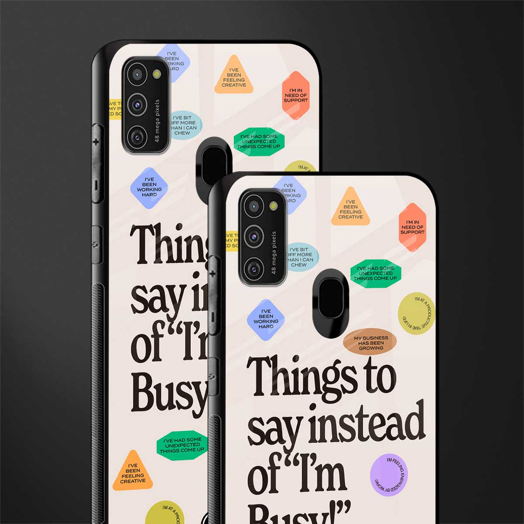 10 things to say glass case for samsung galaxy m30s image-2