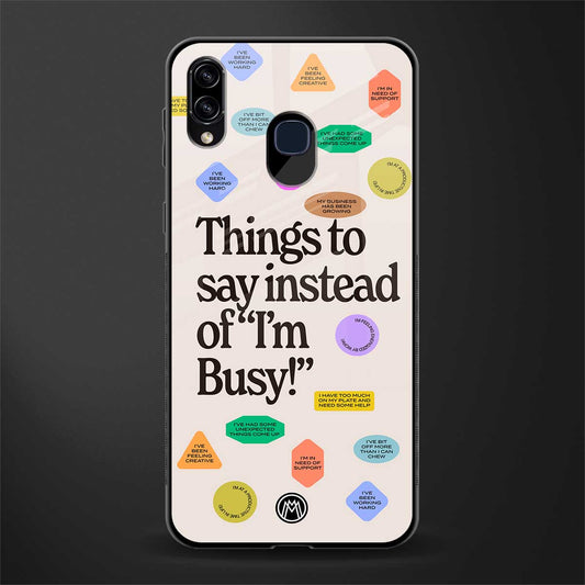 10 things to say glass case for samsung galaxy a30 image