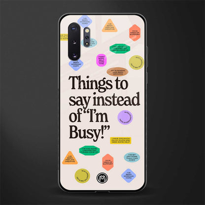 10 things to say glass case for samsung galaxy note 10 plus image