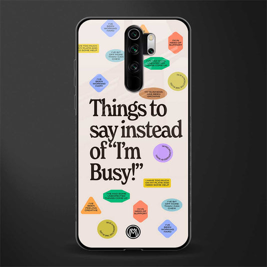10 things to say glass case for redmi note 8 pro image