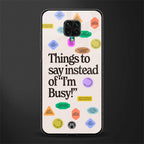 10 things to say glass case for redmi note 9 pro image
