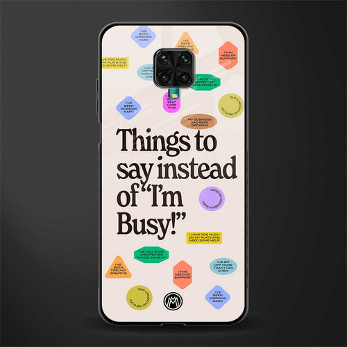 10 things to say glass case for redmi note 9 pro image
