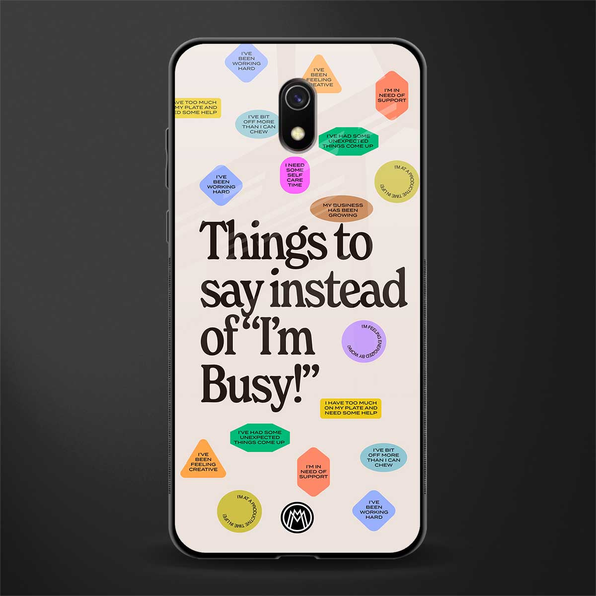 10 things to say glass case for redmi 8a image