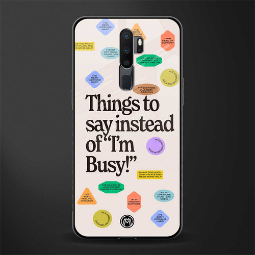 10 things to say glass case for oppo a9 2020 image