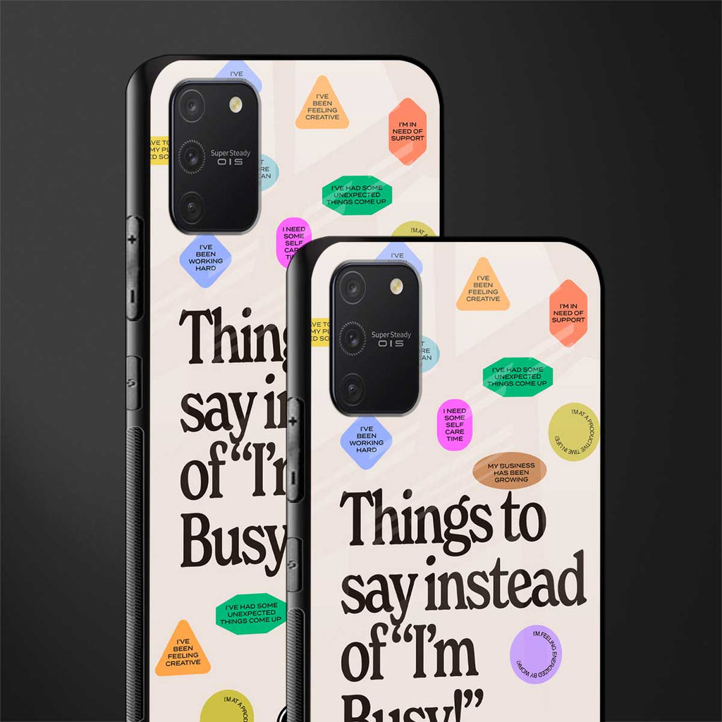 10 things to say glass case for samsung galaxy s10 lite image-2