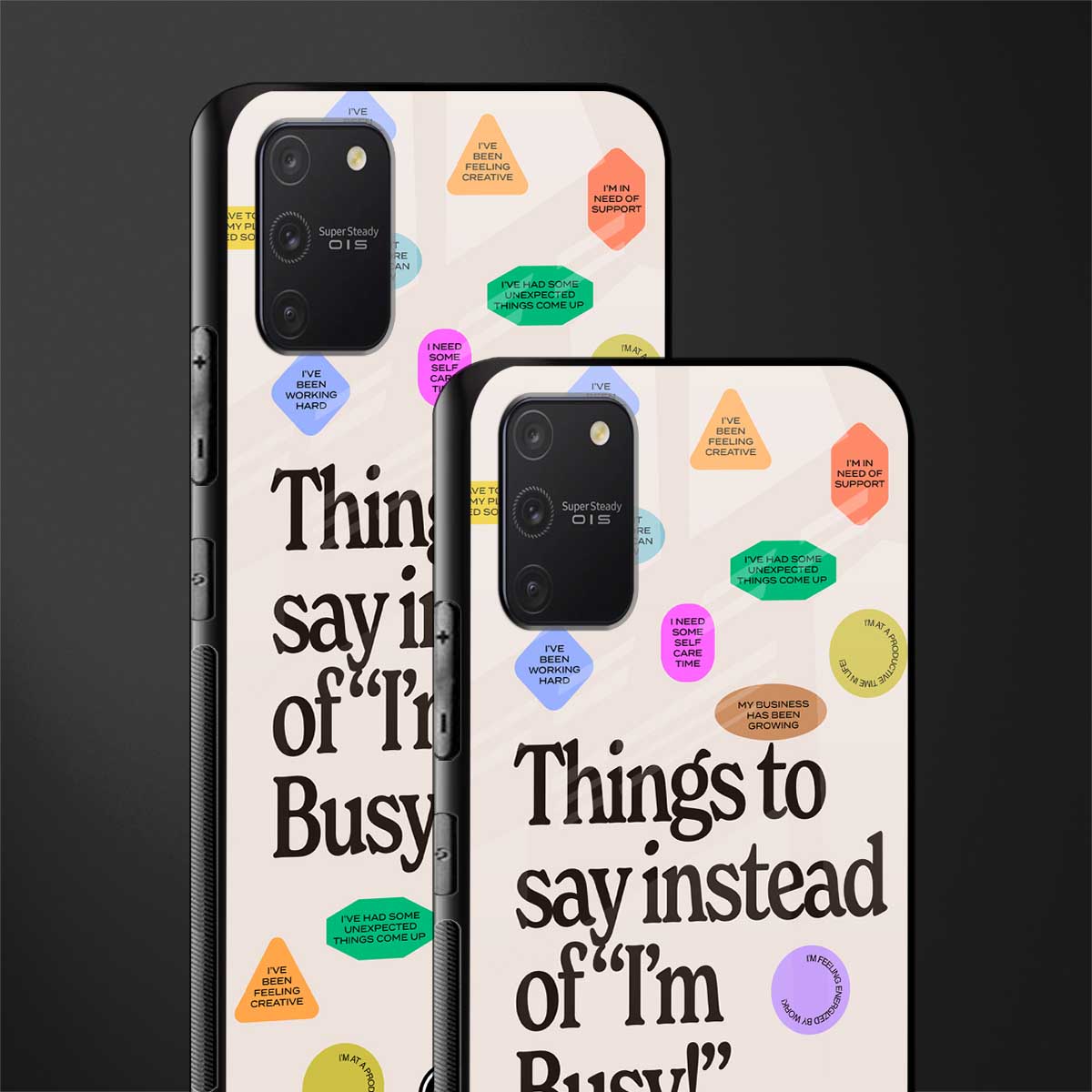10 things to say glass case for samsung galaxy a91 image-2
