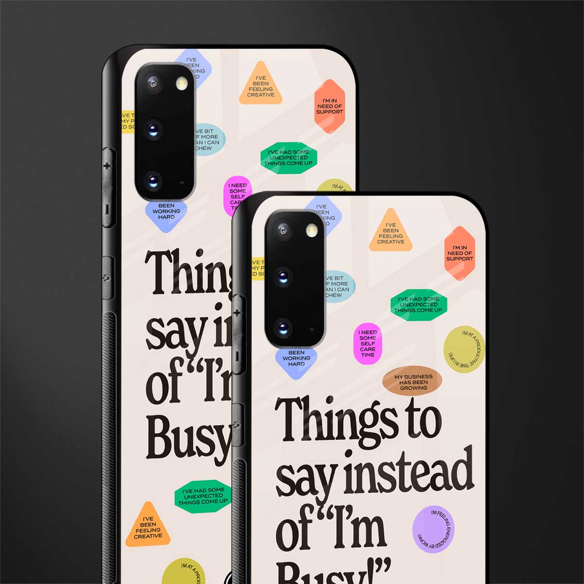 10 things to say glass case for samsung galaxy s20 image-2