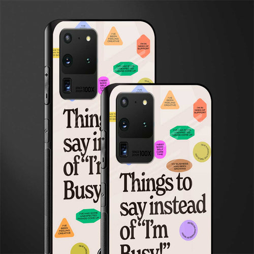 10 things to say glass case for samsung galaxy s20 ultra image-2