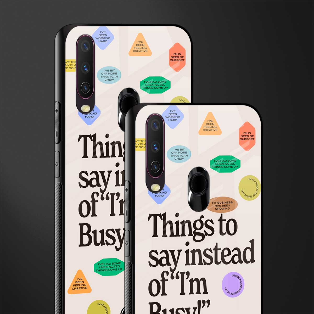 10 things to say glass case for vivo u10 image-2