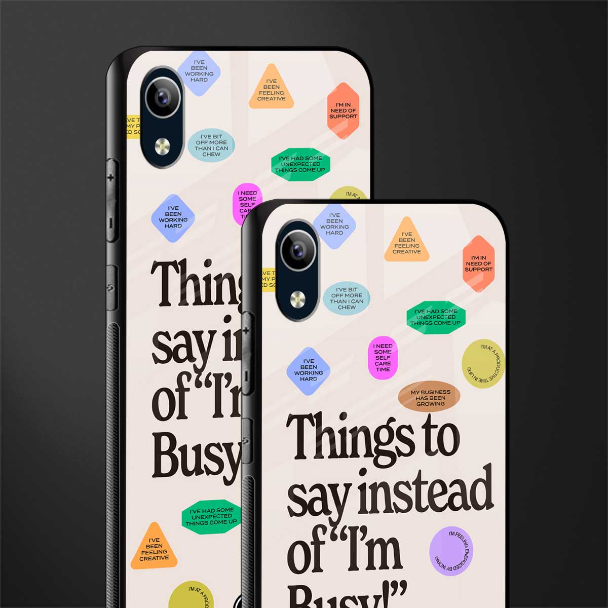 10 things to say glass case for vivo y90 image-2