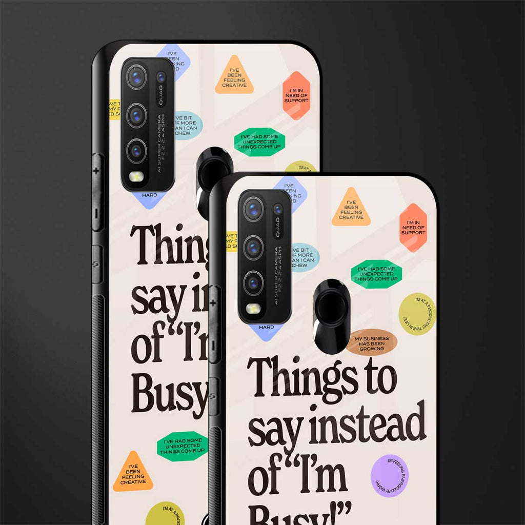 10 things to say glass case for vivo y30 image-2