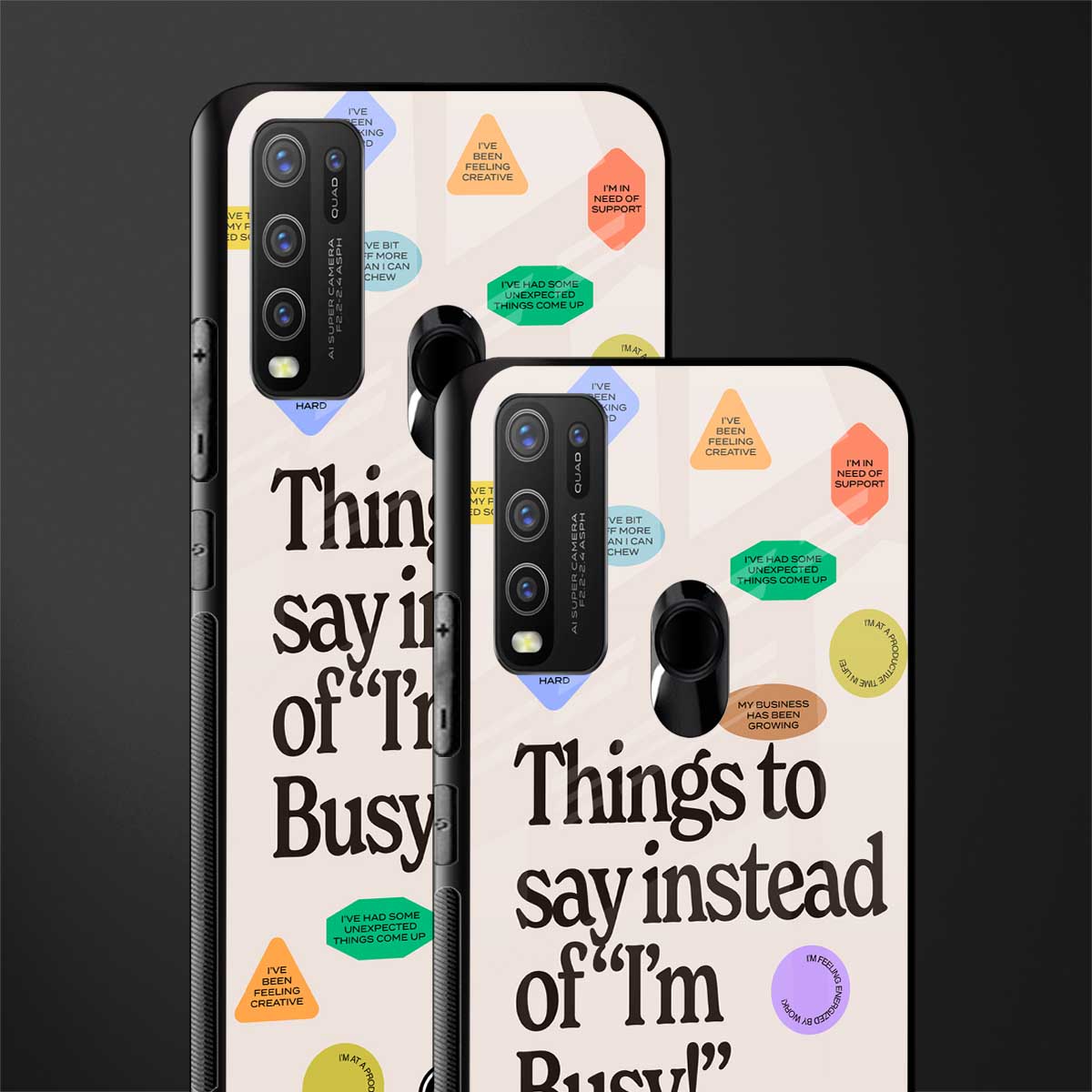 10 things to say glass case for vivo y50 image-2