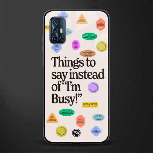 10 things to say glass case for vivo v17 image