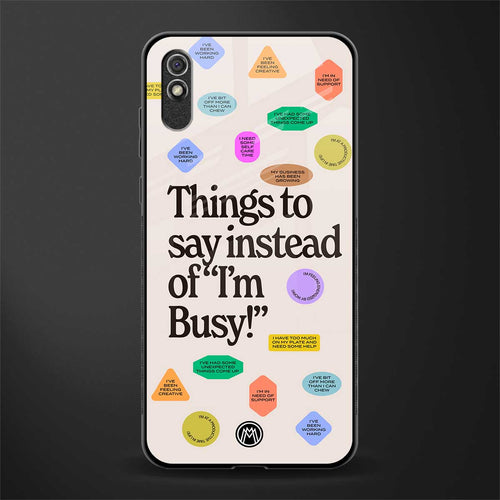 10 things to say glass case for redmi 9i image