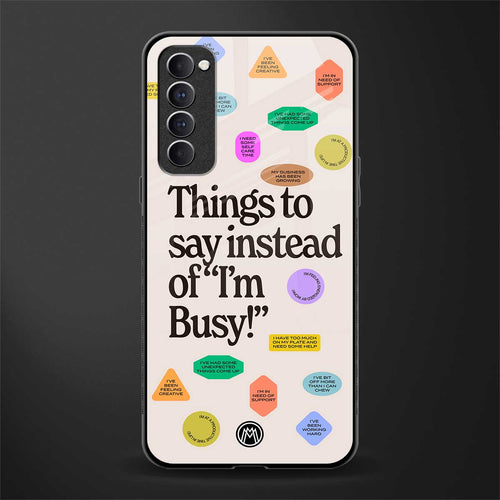 10 things to say glass case for oppo reno 4 pro image