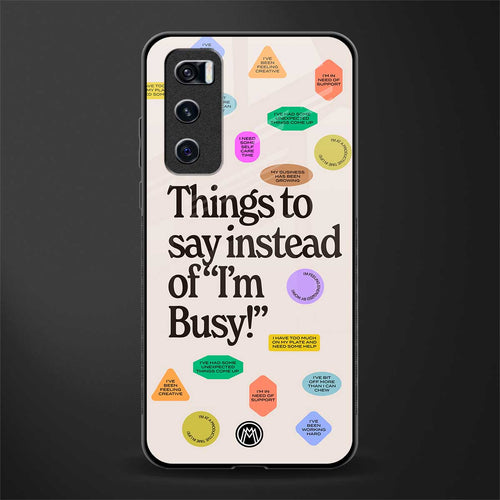 10 things to say glass case for vivo v20 se image