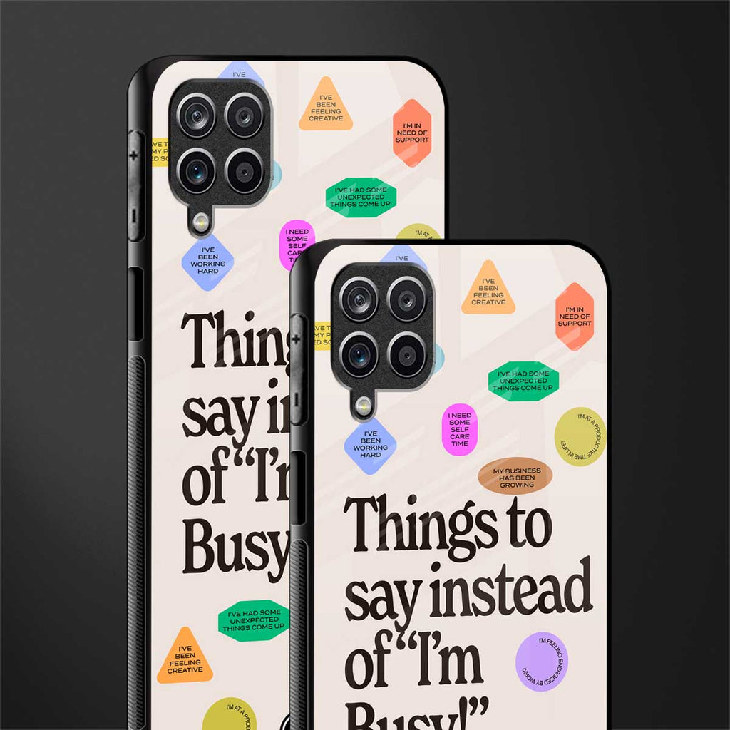 10 things to say glass case for samsung galaxy a12 image-2