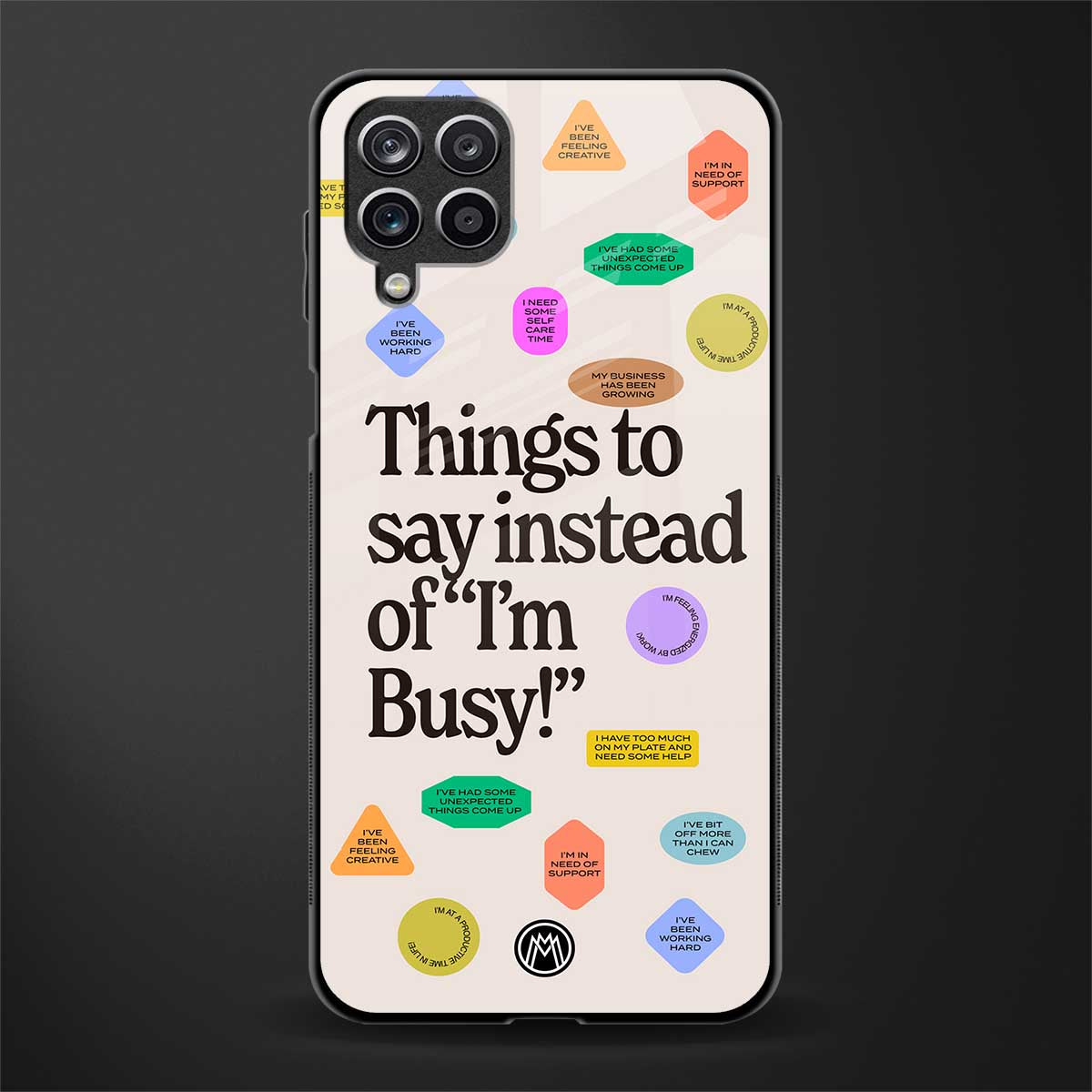 10 things to say glass case for samsung galaxy m12 image