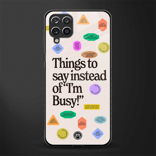 10 things to say glass case for samsung galaxy a12 image