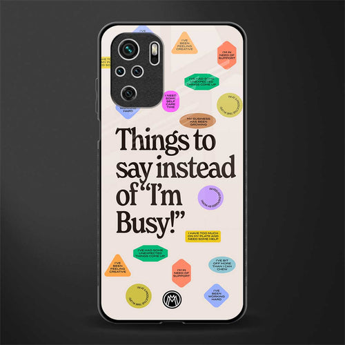 10 things to say glass case for redmi note 10 image