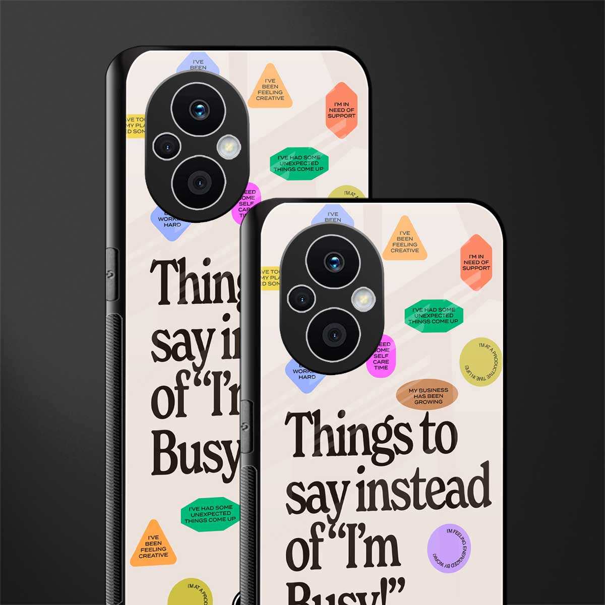 10 things to say back phone cover | glass case for oppo f21 pro 5g