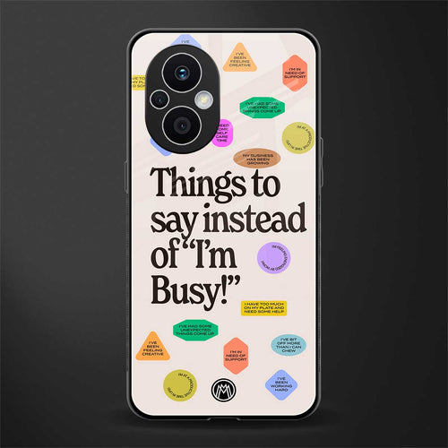 10 things to say back phone cover | glass case for oppo f21 pro 5g