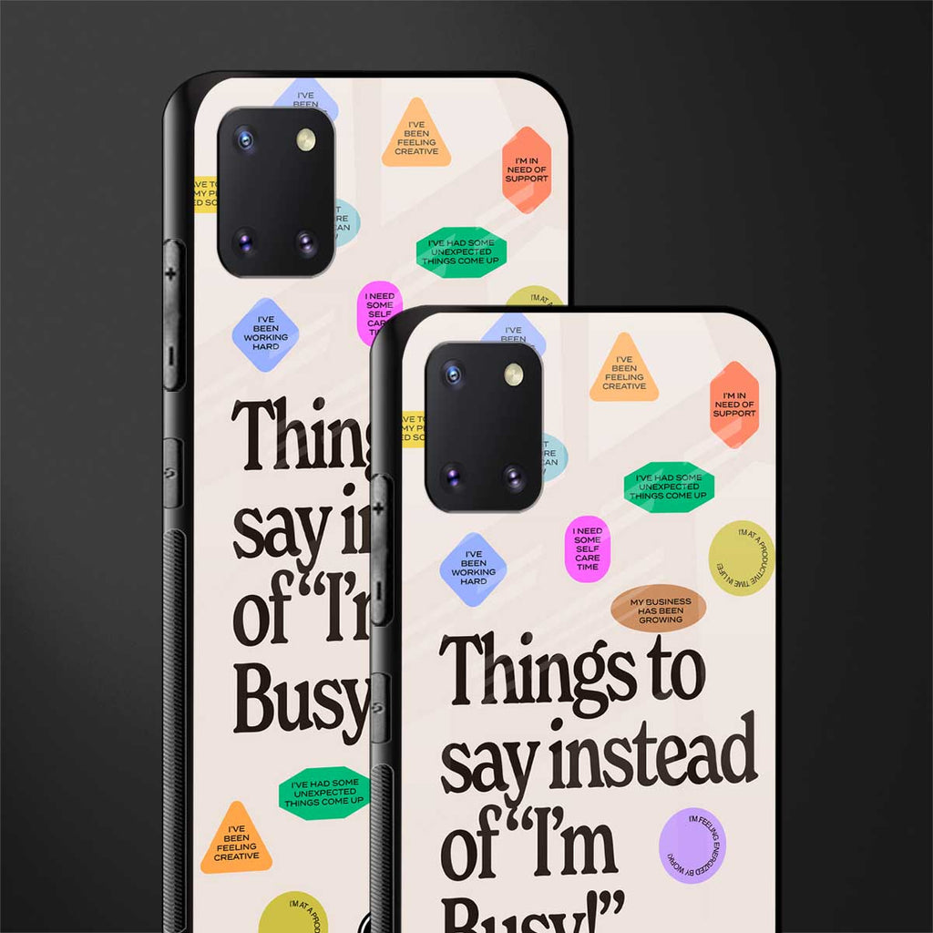 10 things to say glass case for samsung a81 image-2