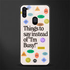 10 things to say glass case for samsung a11 image