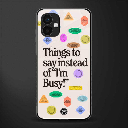 10 things to say back phone cover | glass case for samsung galaxy a04