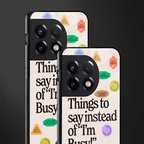 10 things to say back phone cover | glass case for oneplus 11r
