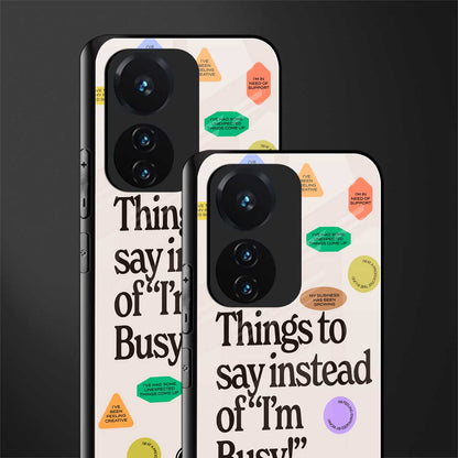 10 things to say back phone cover | glass case for vivo t1 44w 4g