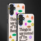 10 things to say back phone cover | glass case for samsun galaxy a24 4g