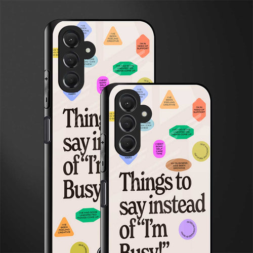 10 things to say back phone cover | glass case for samsun galaxy a24 4g