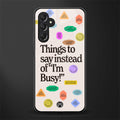 10 things to say back phone cover | glass case for samsun galaxy a24 4g