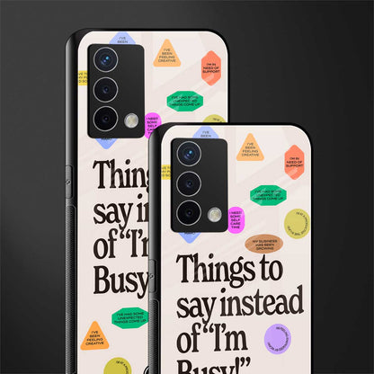 10 things to say back phone cover | glass case for oppo a74 4g