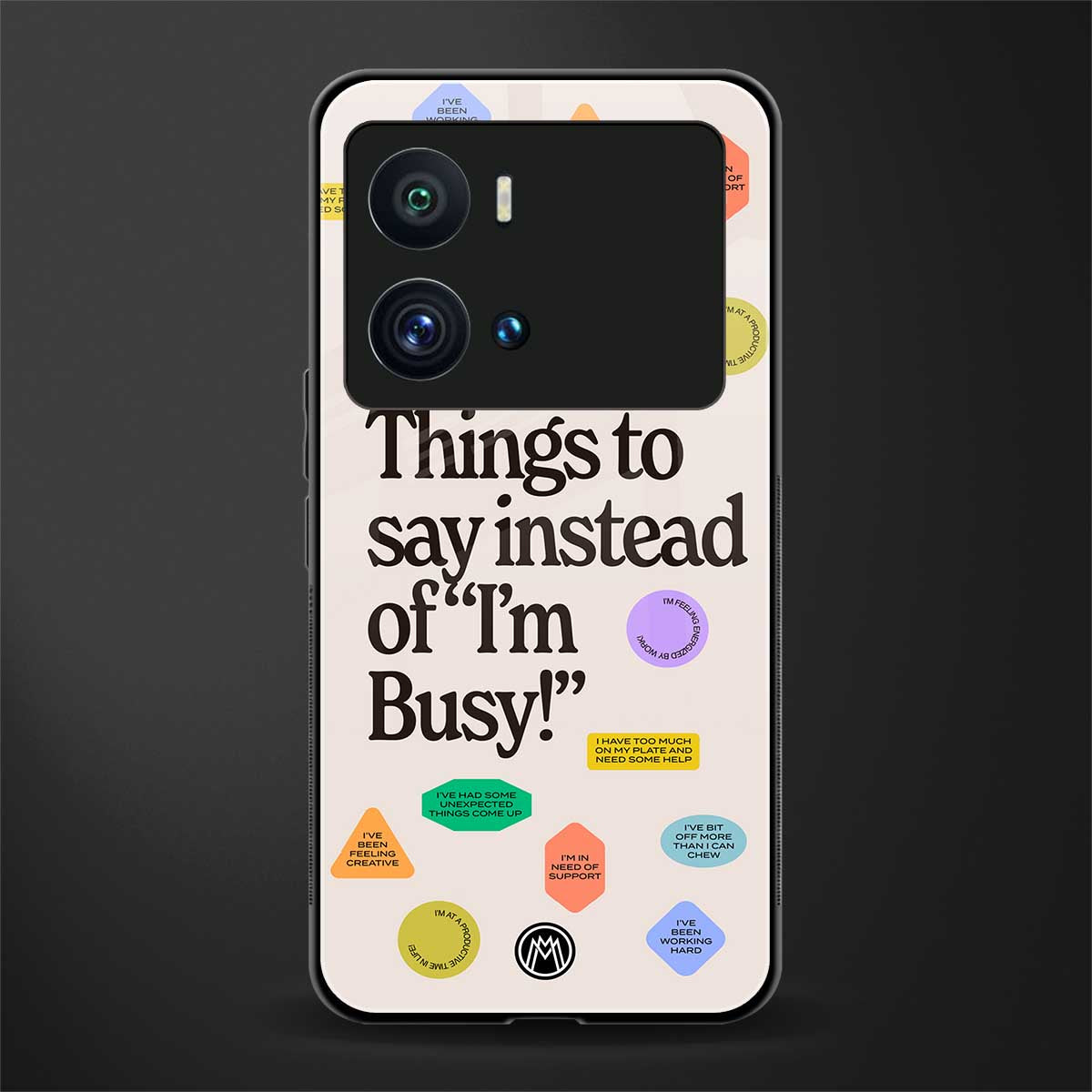 10 things to say back phone cover | glass case for iQOO 9 Pro