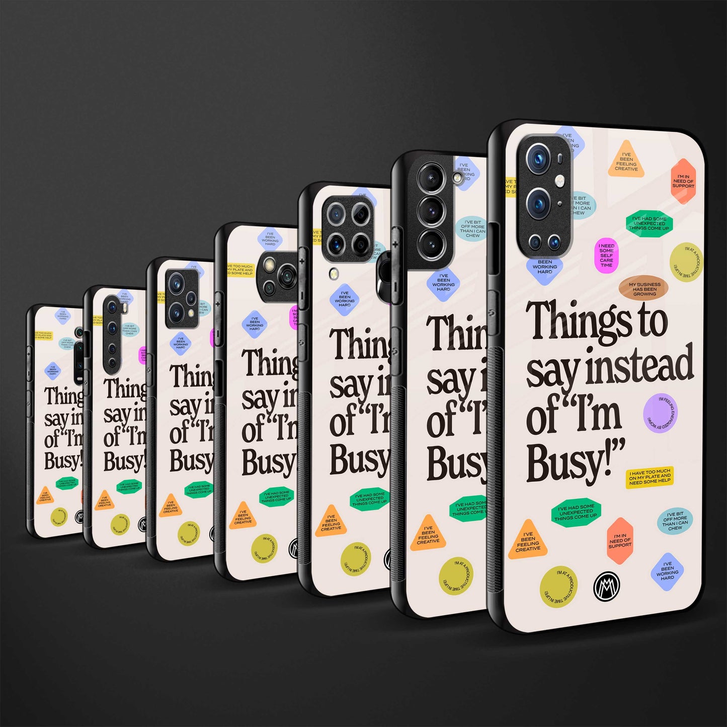 10 things to say back phone cover | glass case for samsung galaxy a54 5g
