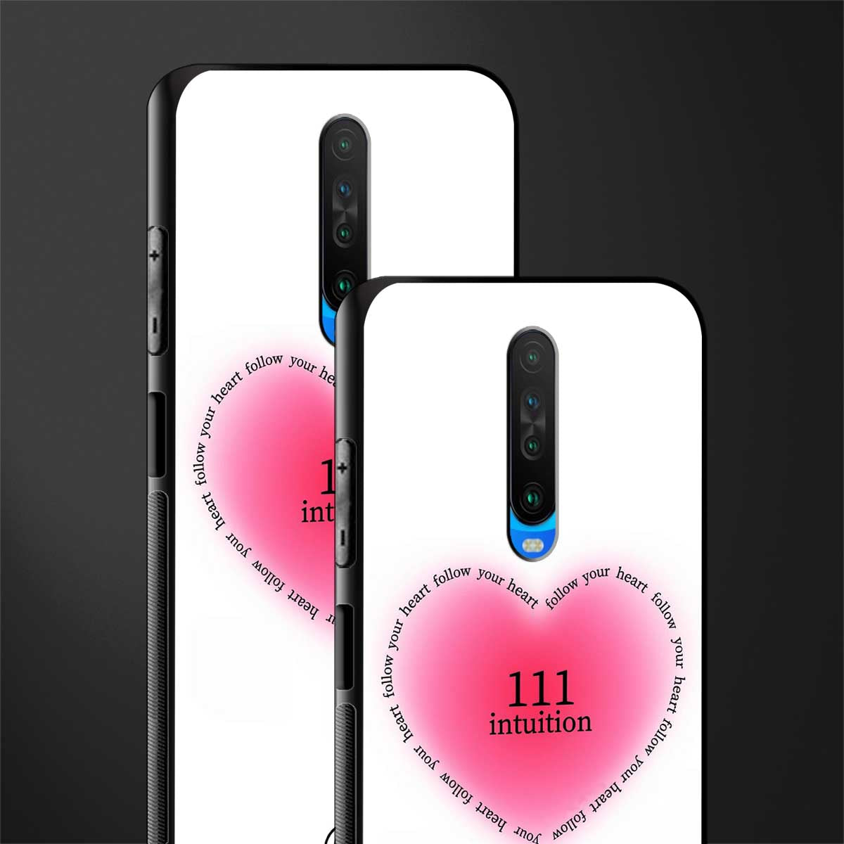111 intuition glass case for poco x2 image-2