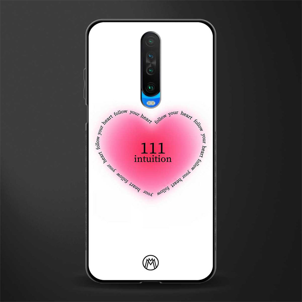 111 intuition glass case for poco x2 image