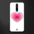 111 intuition glass case for poco x2 image