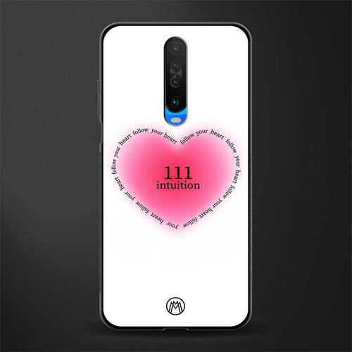 111 intuition glass case for poco x2 image
