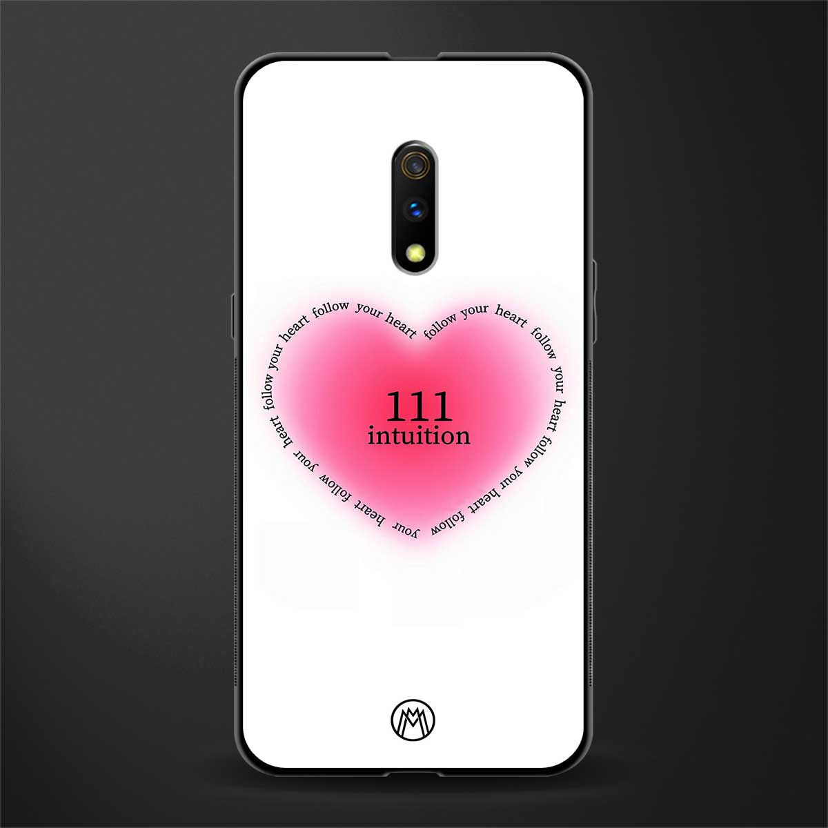 111 intuition glass case for realme x image