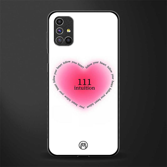 111 intuition glass case for samsung galaxy m51 image