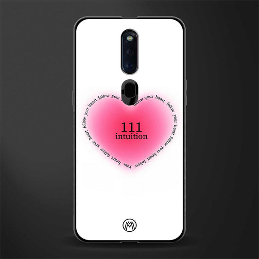111 intuition glass case for oppo f11 pro image