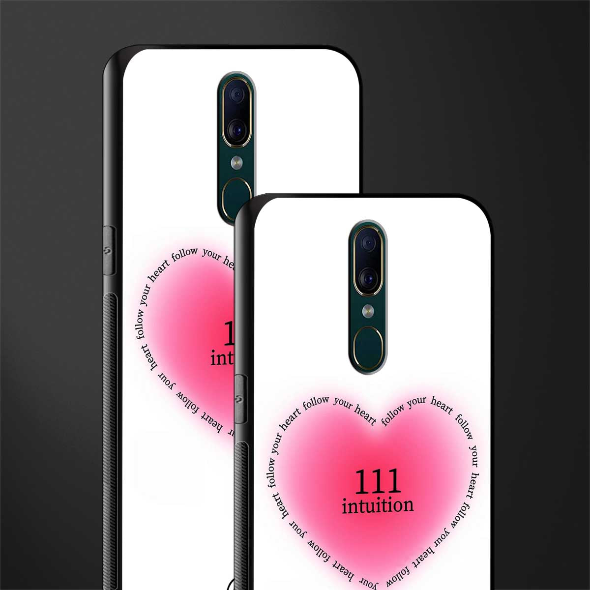 111 intuition glass case for oppo f11 image-2