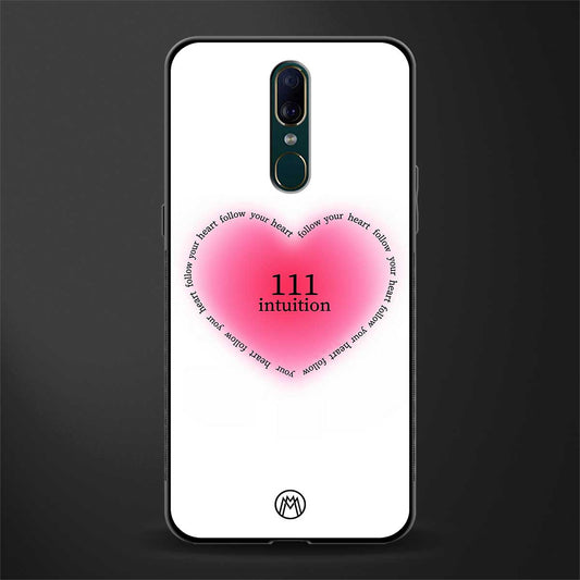 111 intuition glass case for oppo a9 image