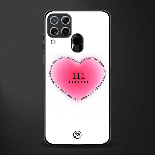 111 intuition glass case for realme c15 image