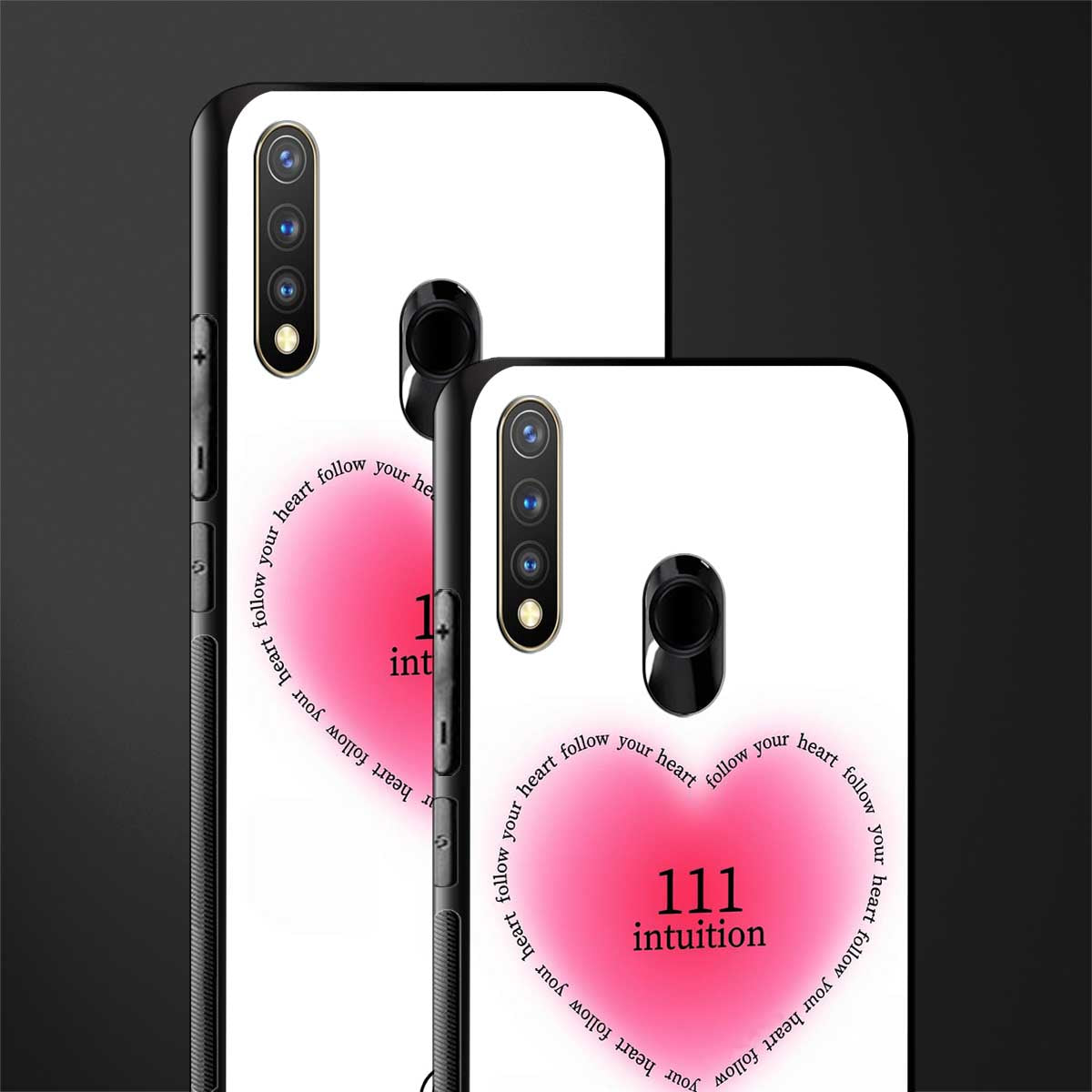 111 intuition glass case for vivo u20 image-2