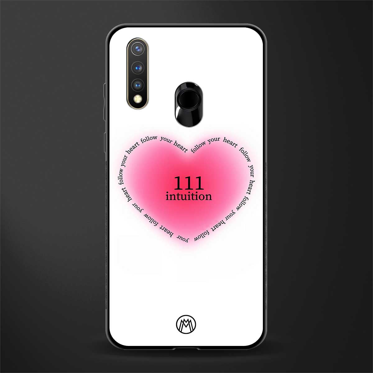 111 intuition glass case for vivo u20 image